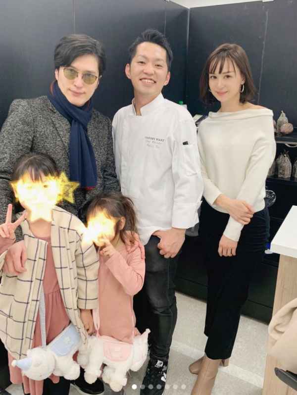 清塚信也さんの家族写真